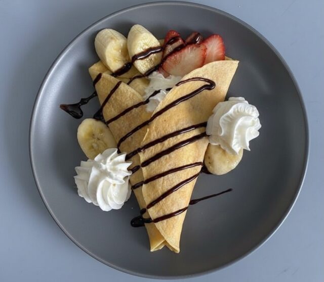 甘いものday🍰

#ジョブタス白石　#就労継続支援b型事業所  #クレープ